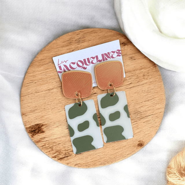 Boucles d’oreilles "Abstrait Sauvage"