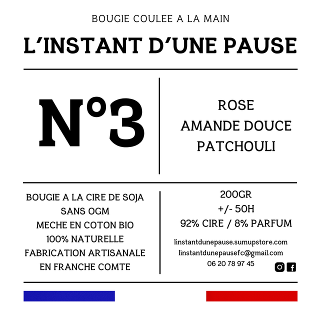Bougie Signature N°3, inspirée de La Petite Robe Noire – Élégance et parfum iconique