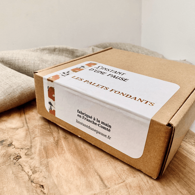 Fondant parfumé - Coffret personnalisé de 9