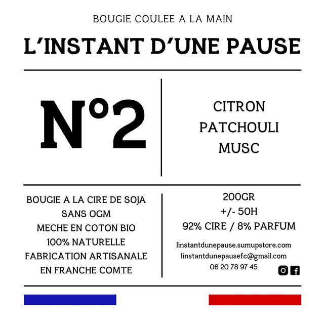 Bougie Signature N°2, inspirée de Angel – Laissez-vous envoûter par un parfum céleste