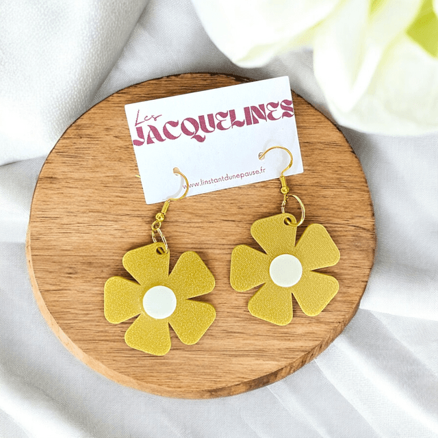 Boucles d’oreilles &quot;Marguerite Pop&quot;