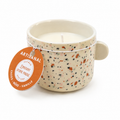 Bougie Cassis, Mûre & Vanille – Tasse graphique terrazzo