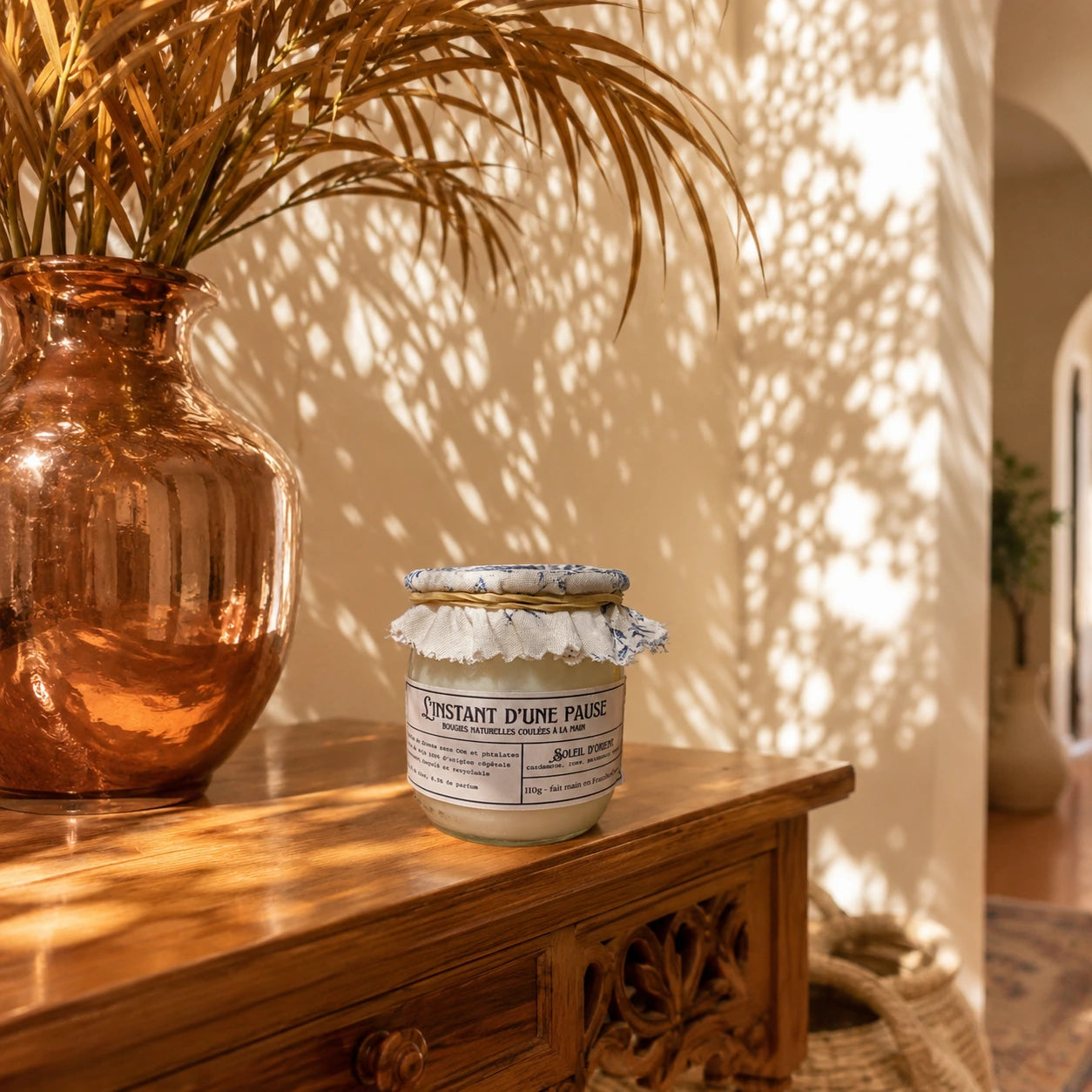Duftkerze „Orient Sonne“ – natürlich, handgemacht & vegan