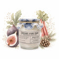 Bougie parfumée feuille de figuier – naturelle, artisanale & vegan - L'INSTANT D'UNE PAUSE
