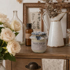 Bougie parfumée fleur de coton – naturelle, artisanale & vegan - L'INSTANT D'UNE PAUSE