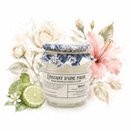 Bougie parfumée hibiscus – naturelle, artisanale & vegan - L'INSTANT D'UNE PAUSE