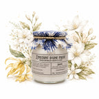 Bougie parfumée jasmin – naturelle, artisanale & vegan - L'INSTANT D'UNE PAUSE