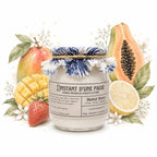 Bougie parfumée mangue papaye – naturelle, artisanale & vegan - L'INSTANT D'UNE PAUSE