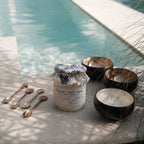 Bougie parfumée noix de coco – naturelle, artisanale & vegan - L'INSTANT D'UNE PAUSE