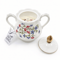 Bougie Rose, Musc & Oud – Pot en porcelaine vintage - L'INSTANT D'UNE PAUSE