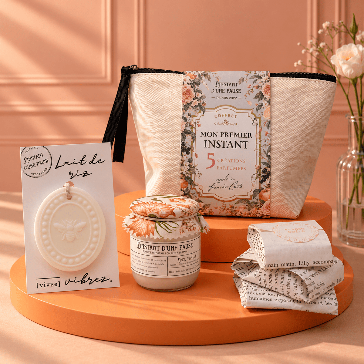 Coffret cadeau parfumé – Mon Premier Instant - L'INSTANT D'UNE PAUSE