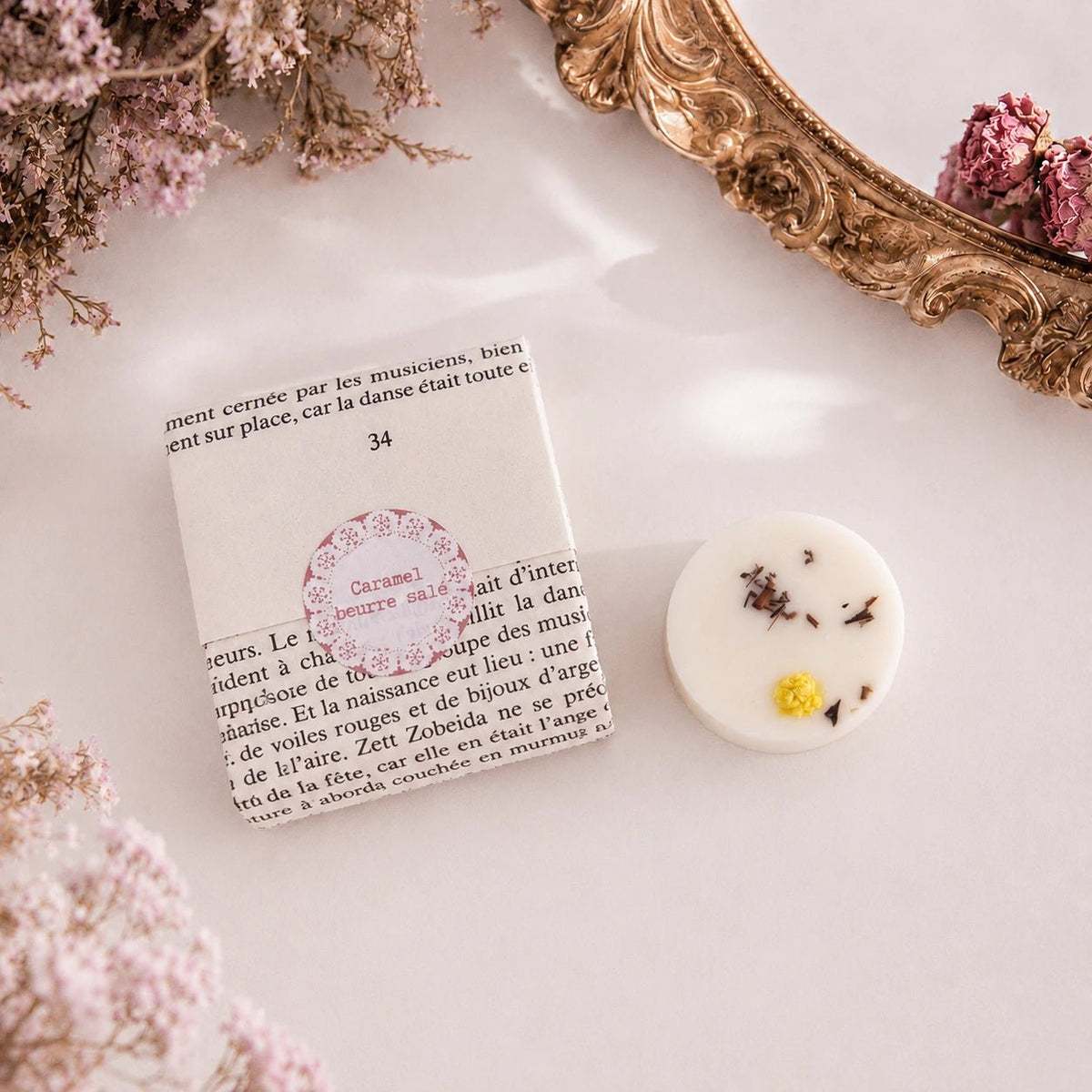 Fondant parfumé Caramel beurre salé – parfum d’intérieur - L'INSTANT D'UNE PAUSE