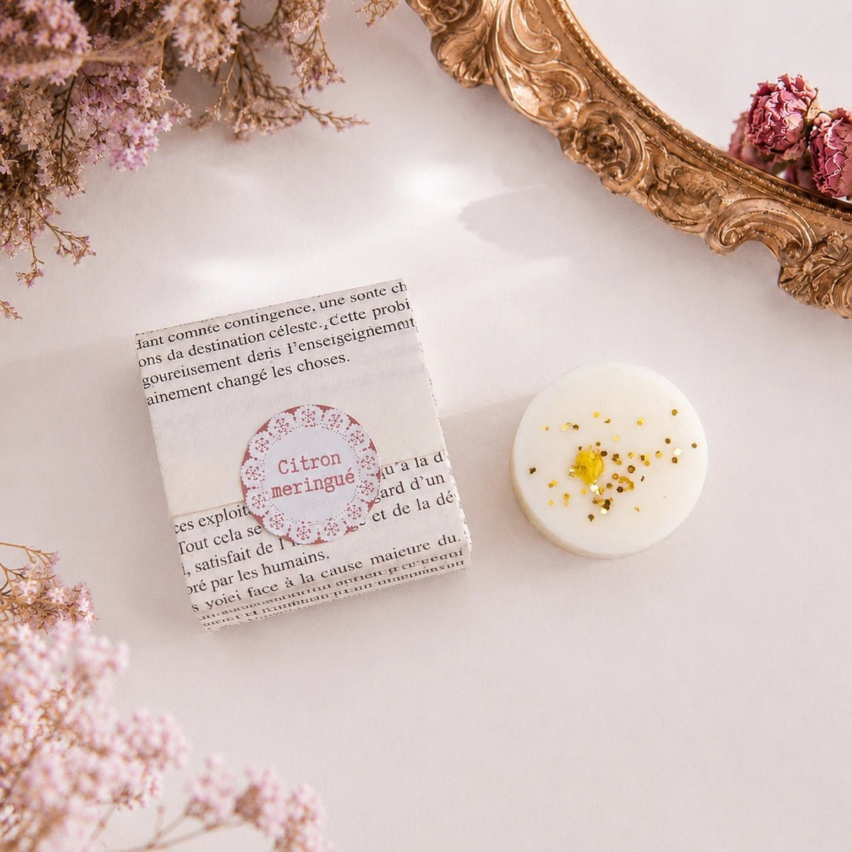 Fondant parfumé Citron meringué – parfum d’intérieur - L'INSTANT D'UNE PAUSE