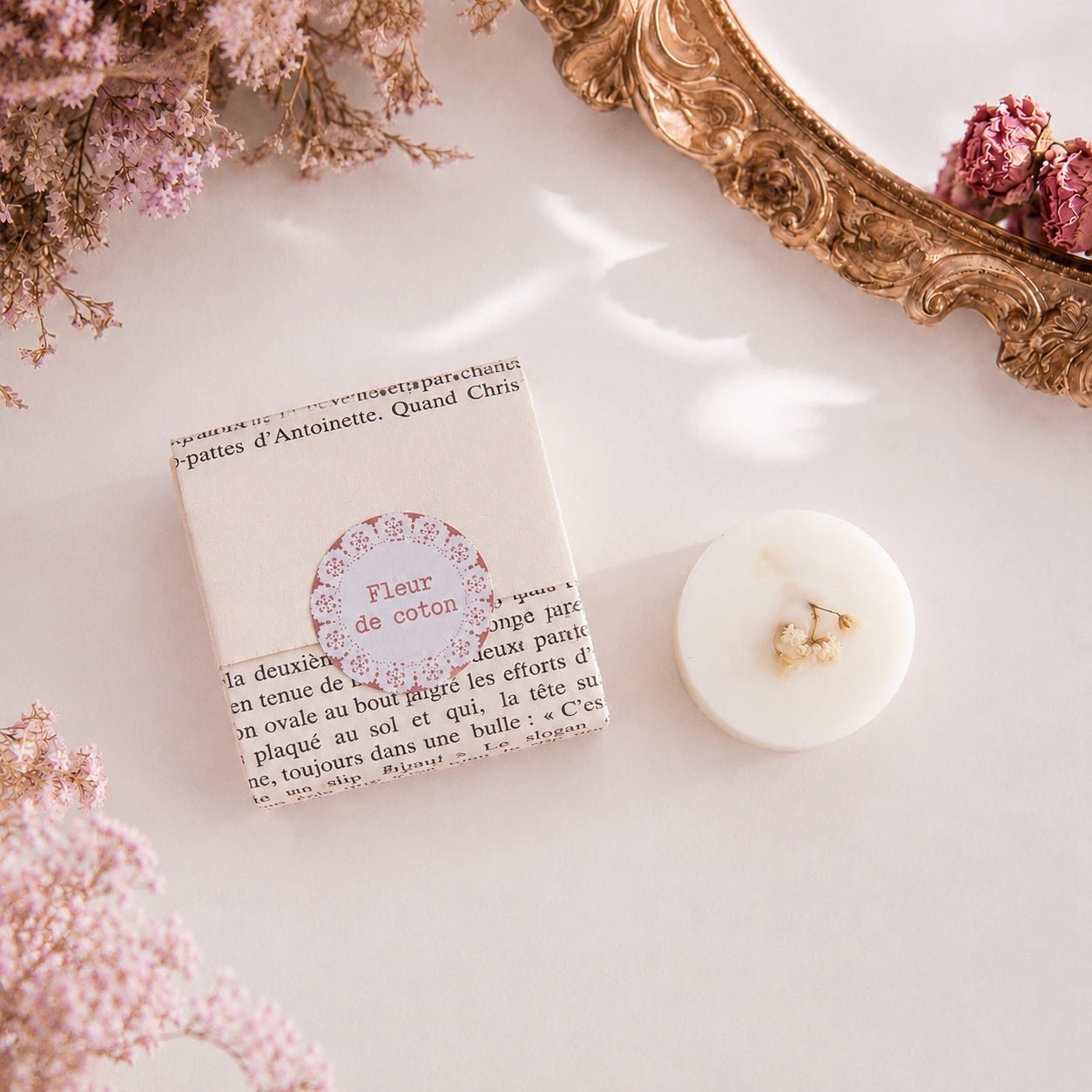 Fondant parfumé Fleur de coton – parfum d’intérieur - L'INSTANT D'UNE PAUSE