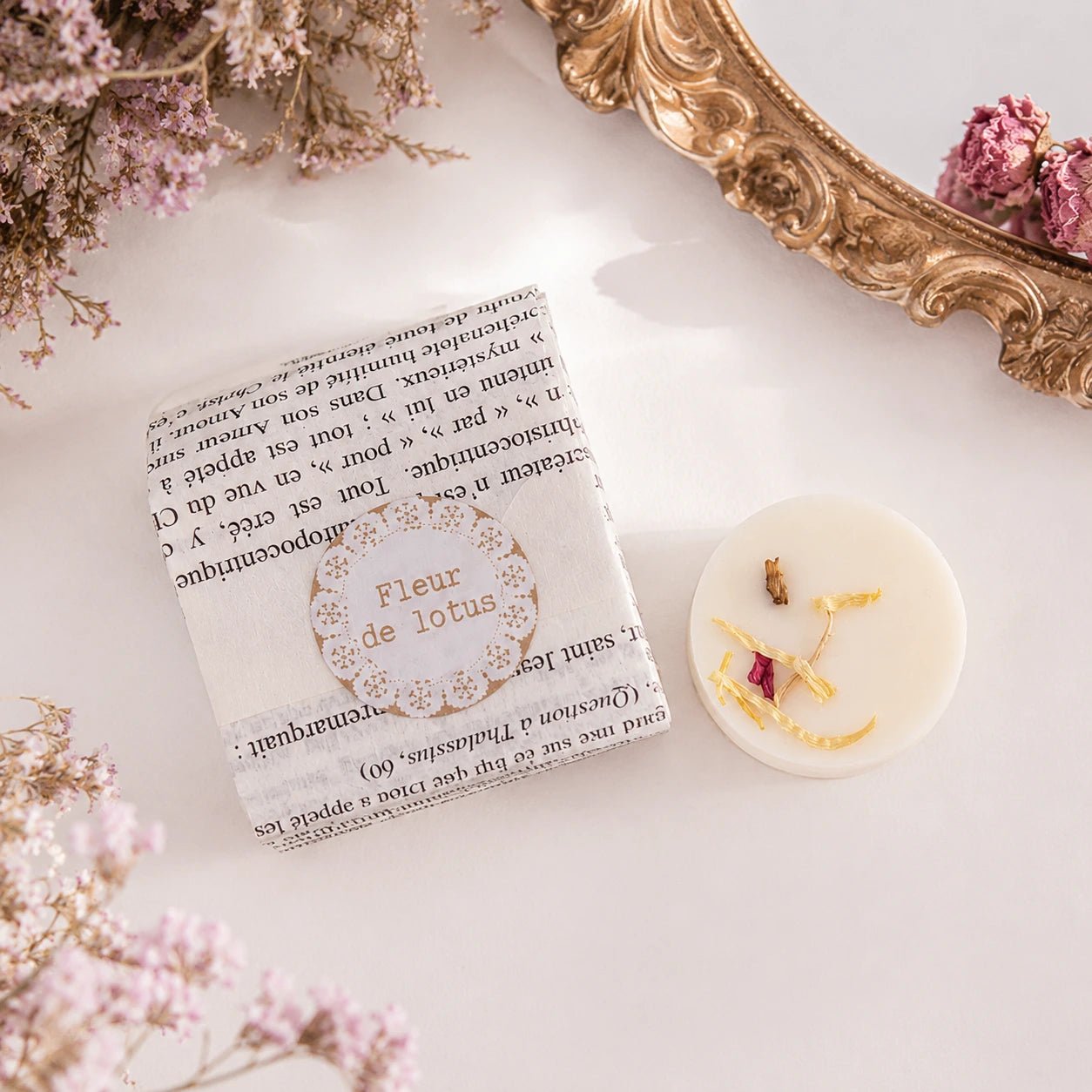 Fondant parfumé Fleur de Lotus – parfum d’intérieur - L'INSTANT D'UNE PAUSE