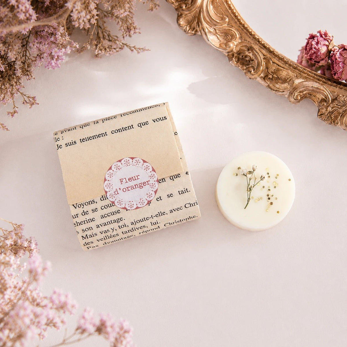 Fondant parfumé Fleur d’oranger – parfum d’intérieur - L'INSTANT D'UNE PAUSE
