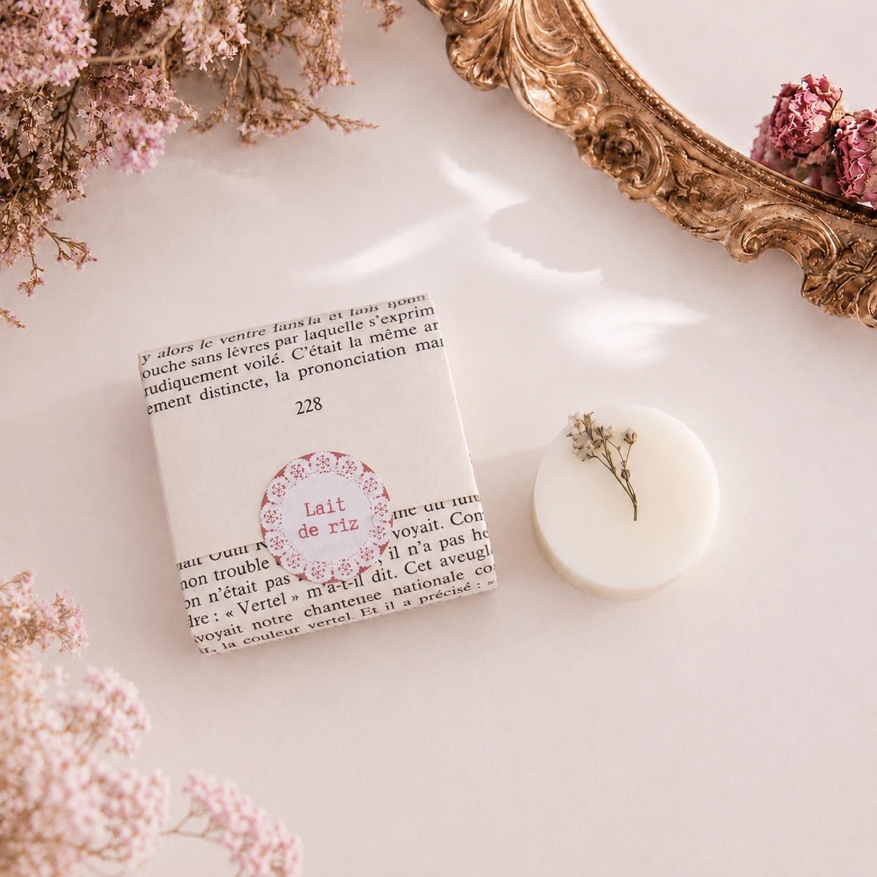 Fondant parfumé Lait de riz – parfum d’intérieur - L'INSTANT D'UNE PAUSE
