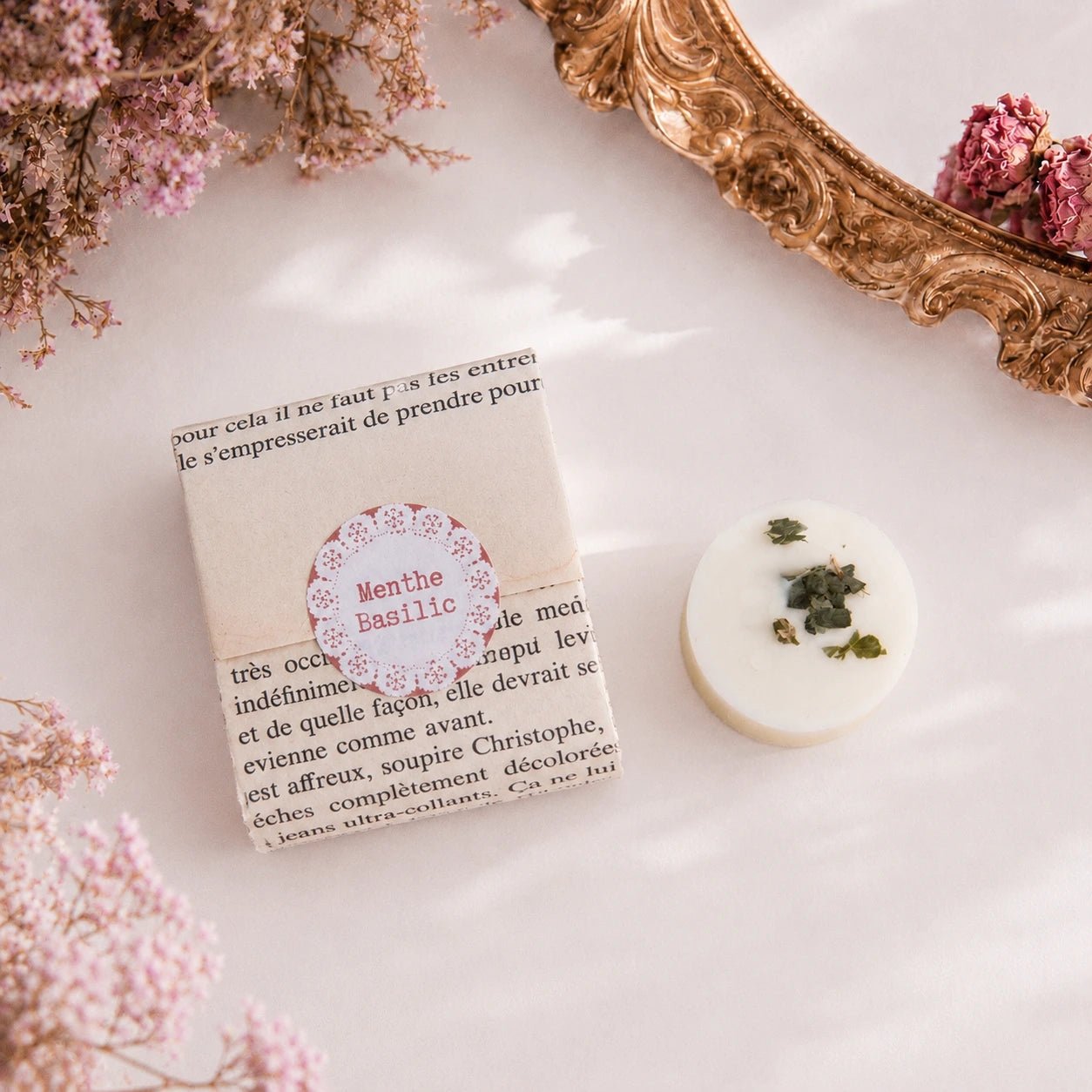 Fondant parfumé Menthe basilic – parfum d’intérieur - L'INSTANT D'UNE PAUSE