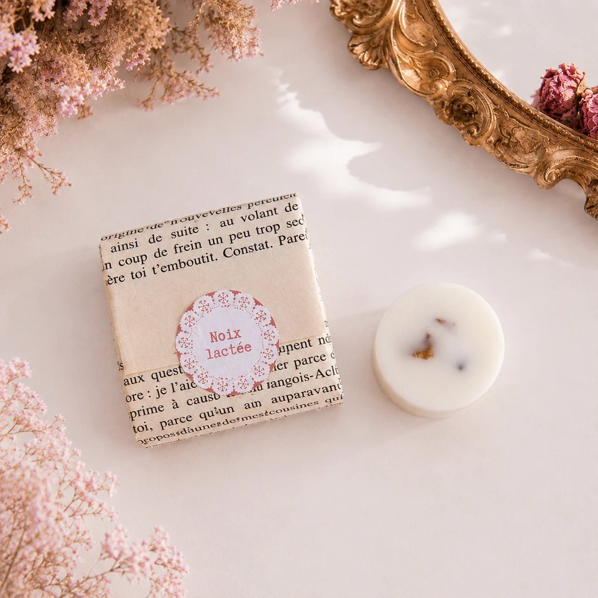 Fondant parfumé Noix lactée – parfum d’intérieur - L'INSTANT D'UNE PAUSE