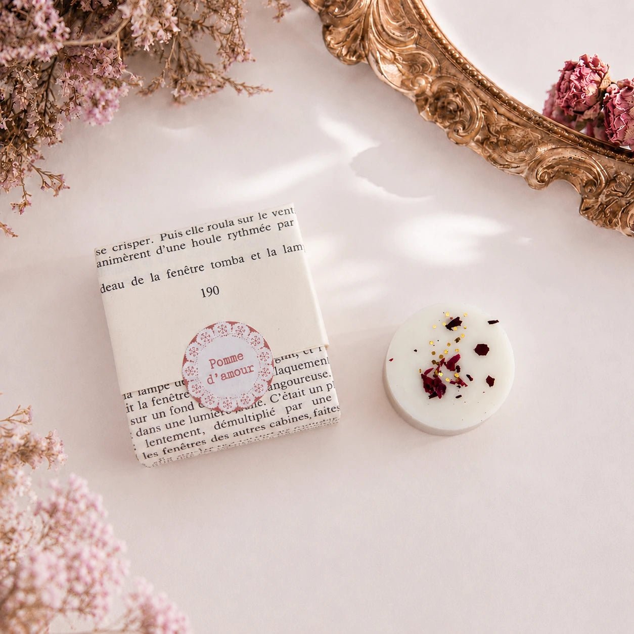 Fondant parfumé Pomme d’amour – parfum d’intérieur - L'INSTANT D'UNE PAUSE