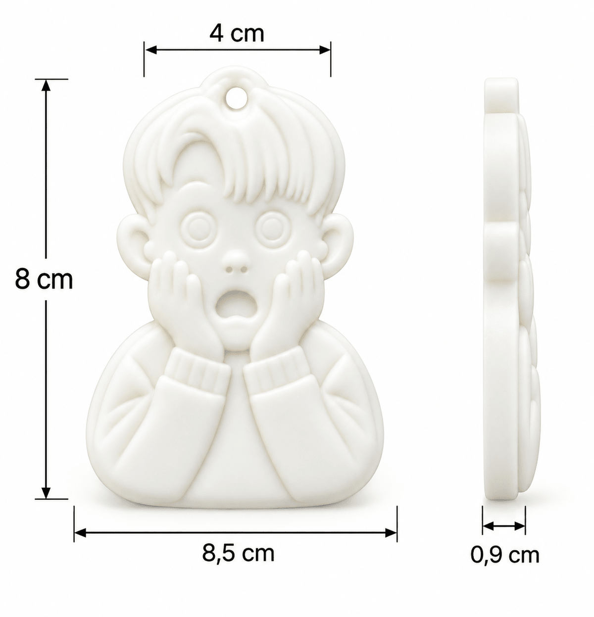 Moule silicone Noël – 6 empreintes enfant surpris - L'INSTANT D'UNE PAUSE