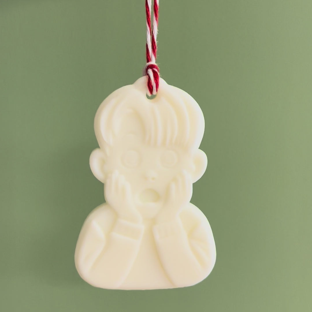 Décoration de sapin de Noël parfumée réalisée avec un moule silicone