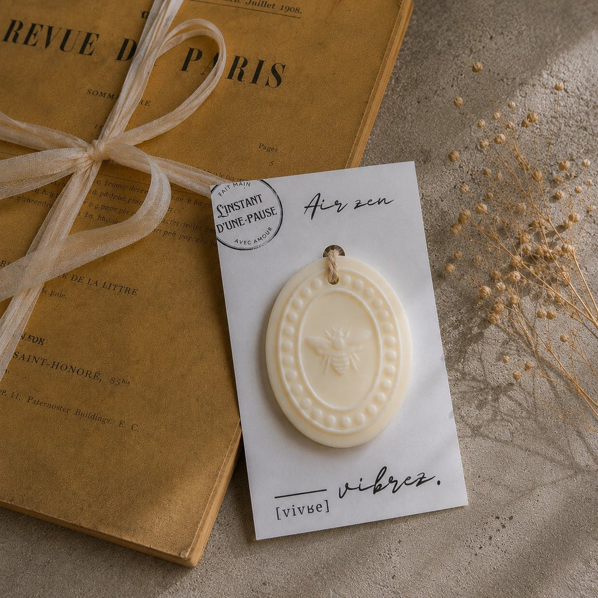 Suspension parfumée Air Zen – parfum d’intérieur artisanal - L'INSTANT D'UNE PAUSE