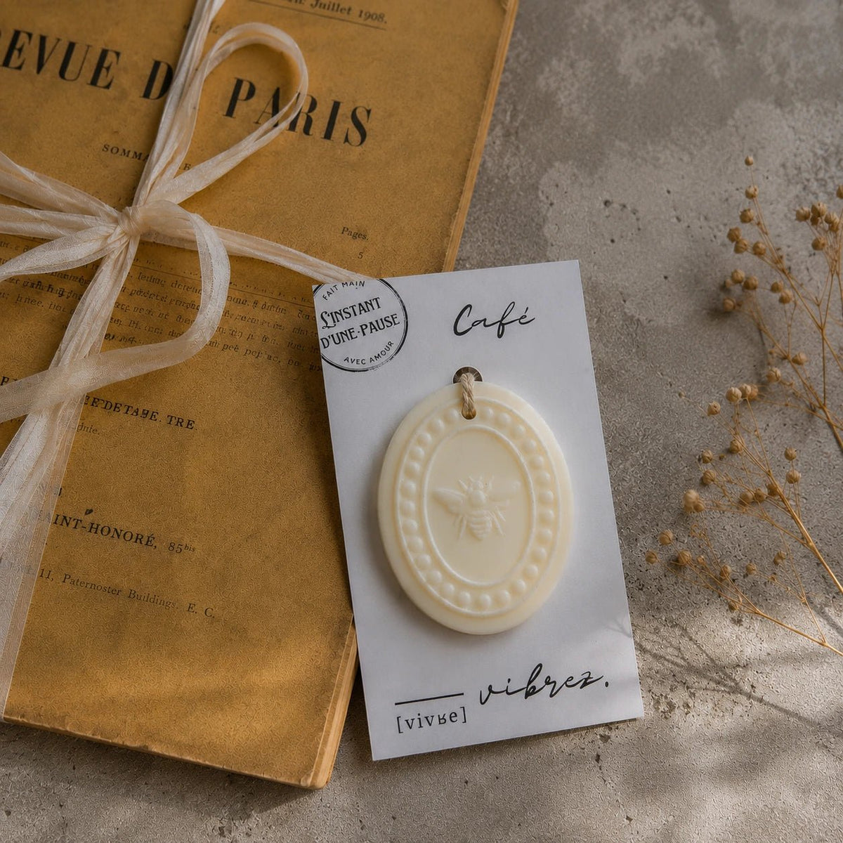 Suspension parfumée Café – parfum d’intérieur artisanal - L'INSTANT D'UNE PAUSE
