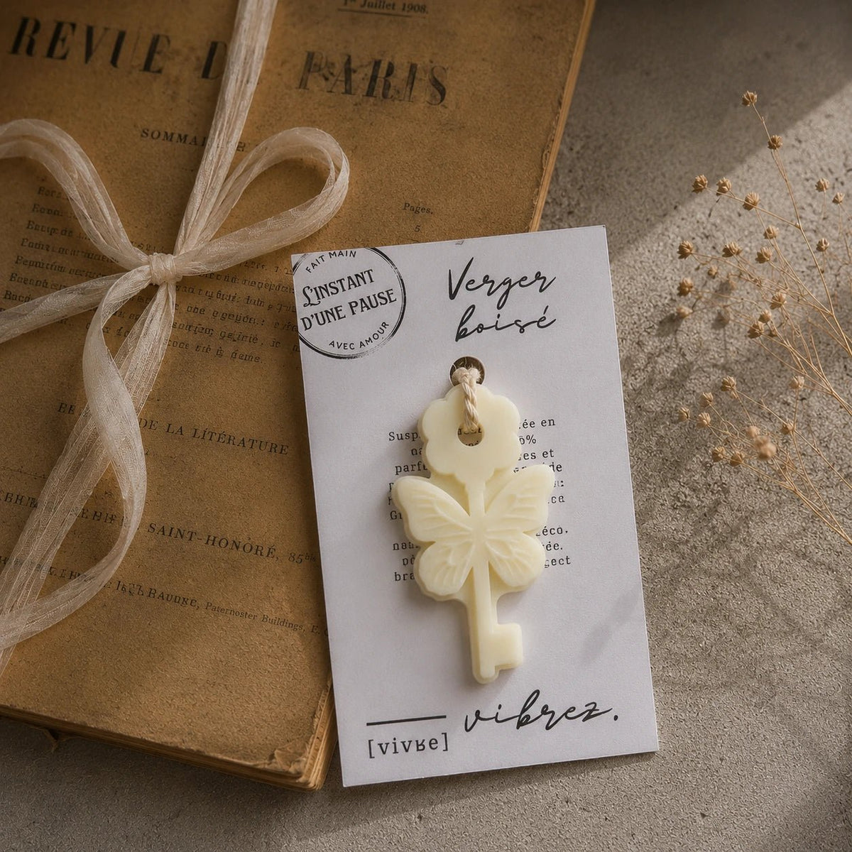 Suspension parfumée Verger Boisé – parfum d’intérieur artisanal - L'INSTANT D'UNE PAUSE