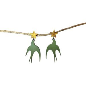 boucles d’oreilles hirondelle étoile